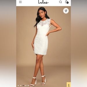 White lulus dress